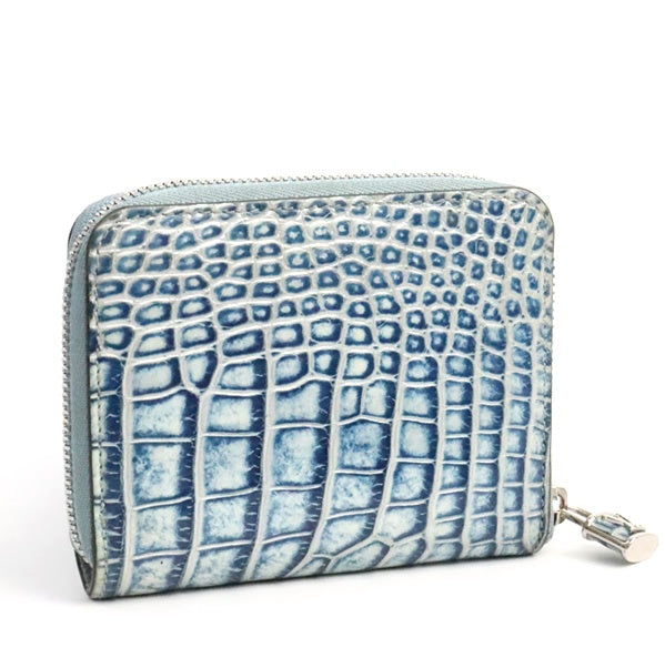 Louis Vuitton Zippy Alligator Coin Purse Light Blue