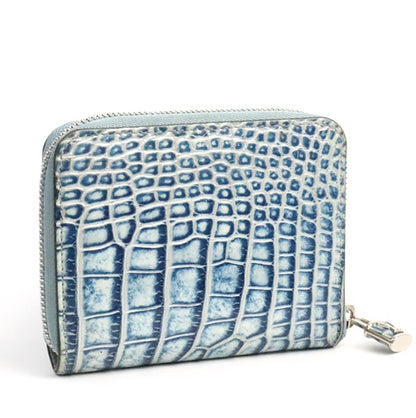 Louis Vuitton Zippy Alligator Coin Purse Light Blue