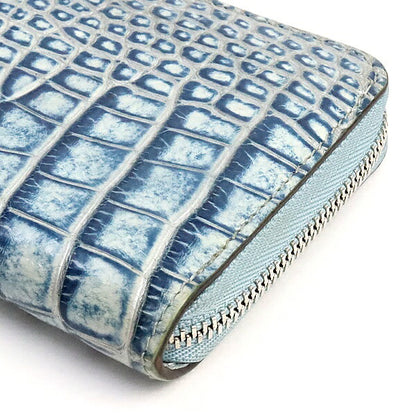 Louis Vuitton Zippy Alligator Coin Purse Light Blue