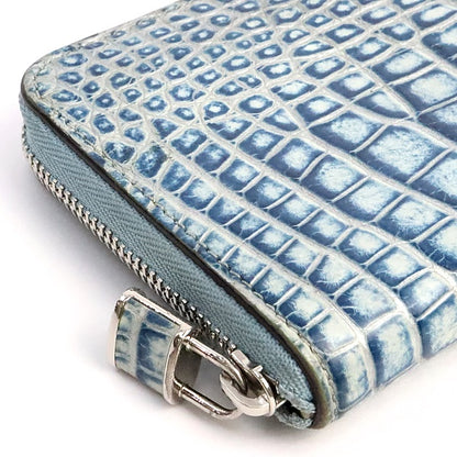 Louis Vuitton Zippy Alligator Coin Purse Light Blue