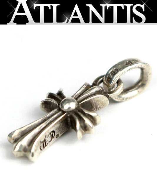 CHROME HEARTS New Baby Fat Cross Silver Charm Size ONE SIZE