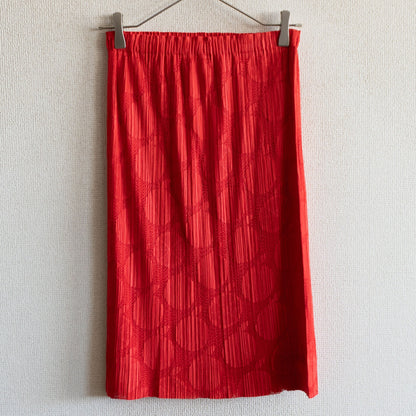 PLEATS PLEASE Patterned pleated skirt Size 1
