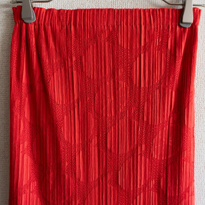 PLEATS PLEASE Patterned pleated skirt Size 1