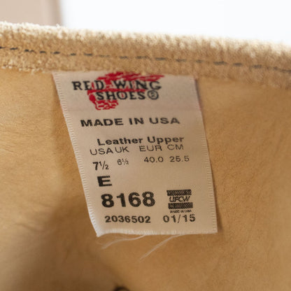Red Wing Pecos boots Size US7.5