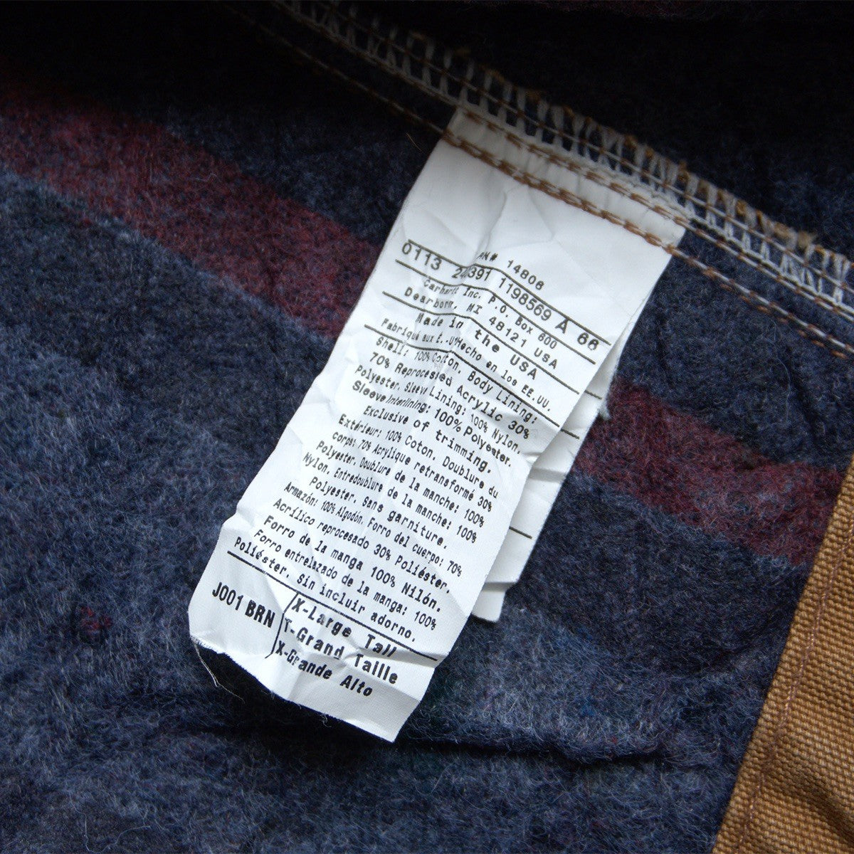 Carhartt Detroit Jacket Size XL