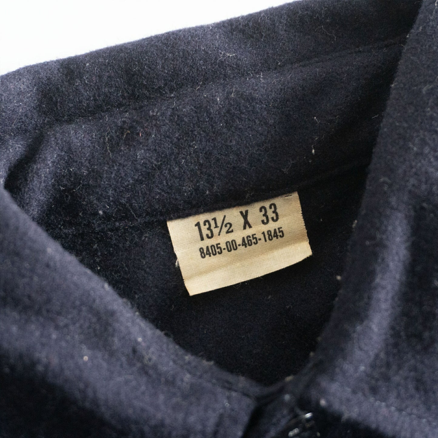 US.NAVY 70s CPO Wool Shirt Size 13