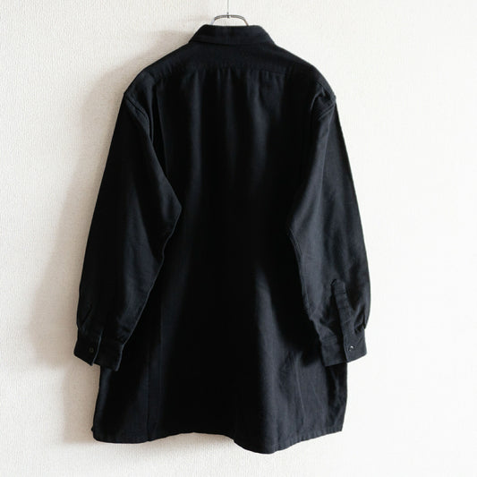 Y's for Men Oversized Chamois Shirt Black Size M