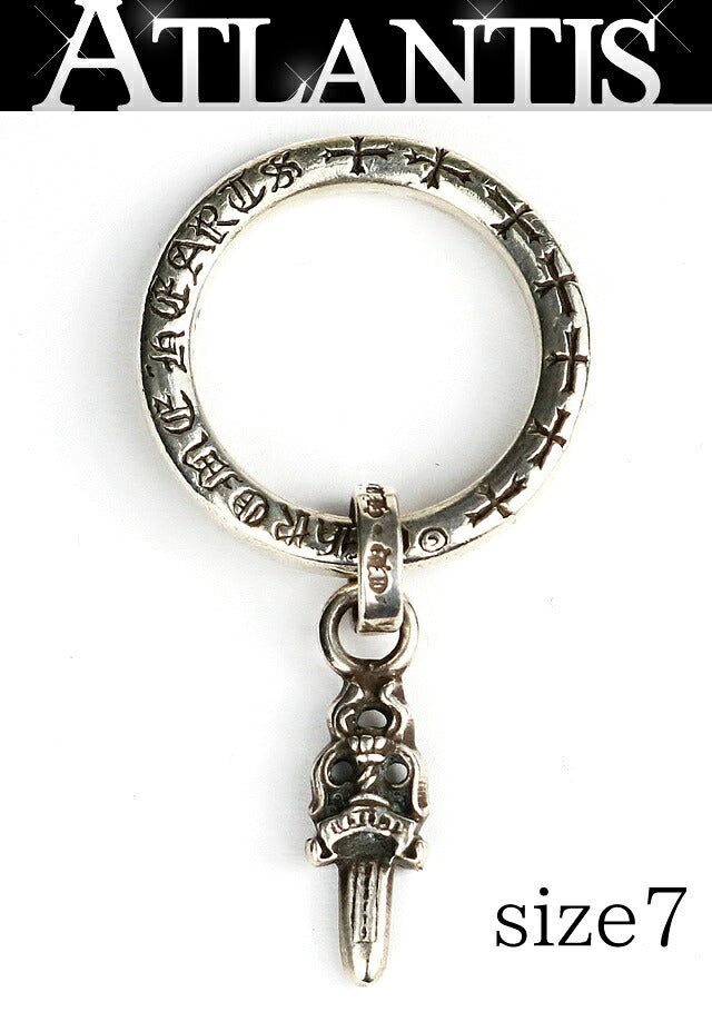 CHROME HEARTS Stack Dagger NTFL Ring SV925 Size ONE SIZE