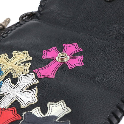 CHROME HEARTS Flat Hippy Shoulder Bag Size ONE SIZE