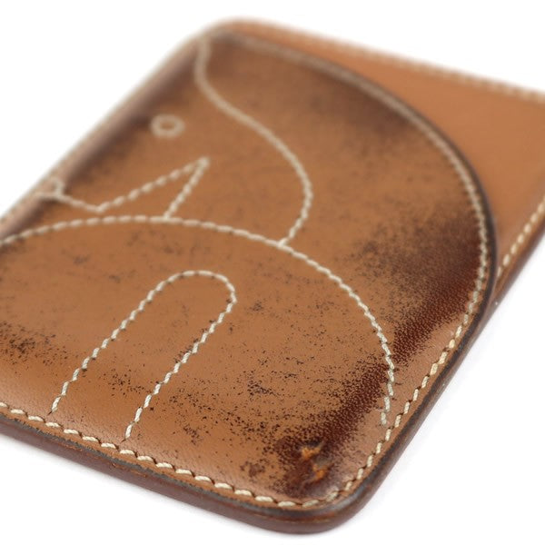 HERMES MagSafe H-Horse Brown Veau Card Case Size ONE SIZE