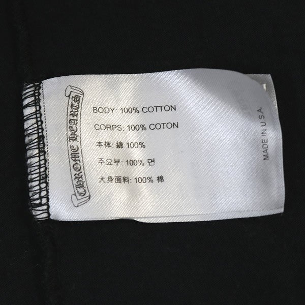 CHROME HEARTS Chengdu Exclusive Cotton T-Shirt Black Size M