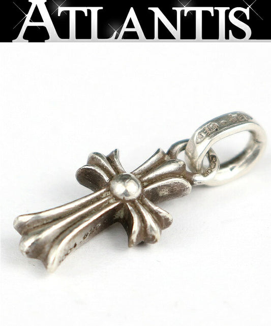 CHROME HEARTS New Baby Fat Cross Silver Charm Size ONE SIZE