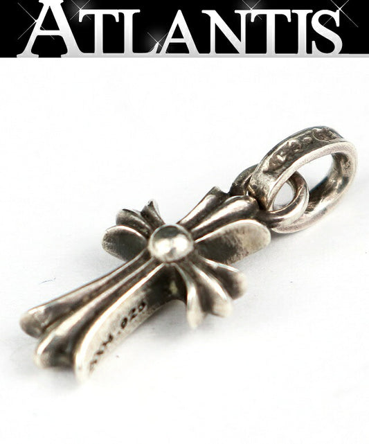 CHROME HEARTS New Baby Fat Cross Silver Charm Size ONE SIZE