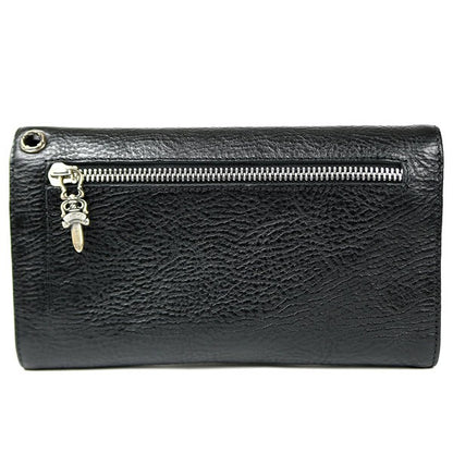 CHROME HEARTS New Cross Button Wallet Black Size ONE SIZE