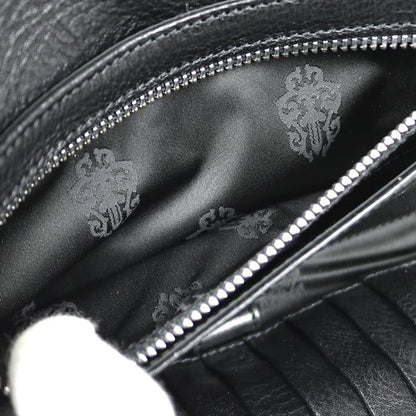 CHROME HEARTS New Cross Button Wallet Black Size ONE SIZE