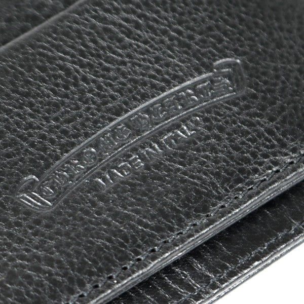 CHROME HEARTS New Cross Button Wallet Black Size ONE SIZE