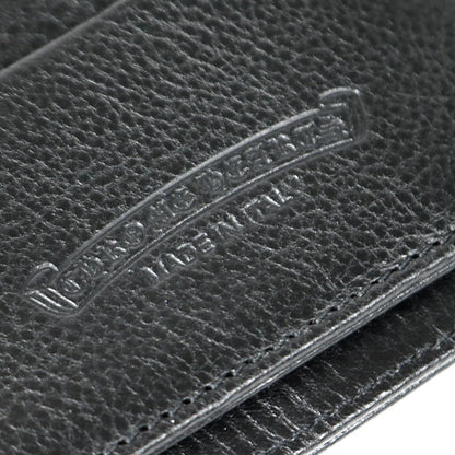 CHROME HEARTS New Cross Button Wallet Black Size ONE SIZE