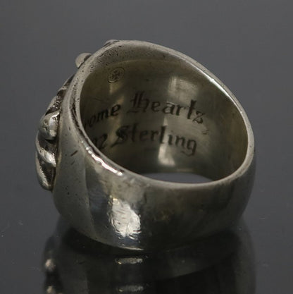 CHROME HEARTS Keeper Silver Ring Size ONE SIZE
