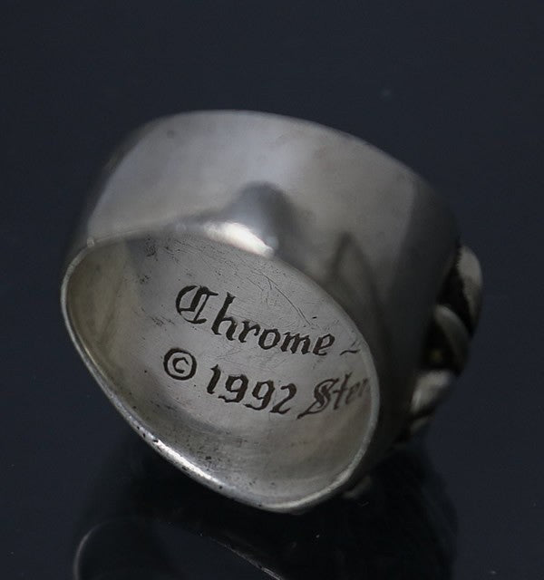 CHROME HEARTS Keeper Silver Ring Size ONE SIZE