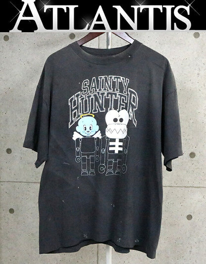 SAINT MICHAEL x BOUNTY HUNTER Skull Print T-Shirt Size XL