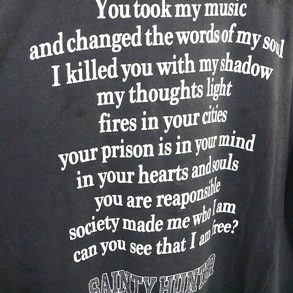 SAINT MICHAEL x BOUNTY HUNTER Skull Print T-Shirt Size XL
