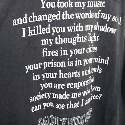 SAINT MICHAEL x BOUNTY HUNTER Skull Print T-Shirt Size XL