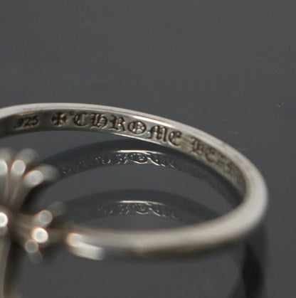 CHROME HEARTS Bubblegum CH Cross Silver Ring Size ONE SIZE