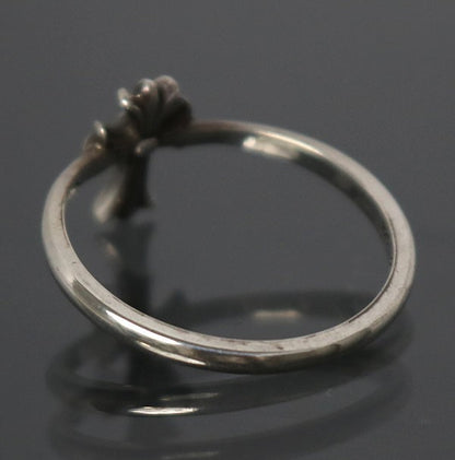 CHROME HEARTS Bubblegum CH Cross Silver Ring Size ONE SIZE