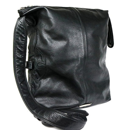 CHROME HEARTS LERO Flare Knee Patch Bag Black Size ONE SIZE