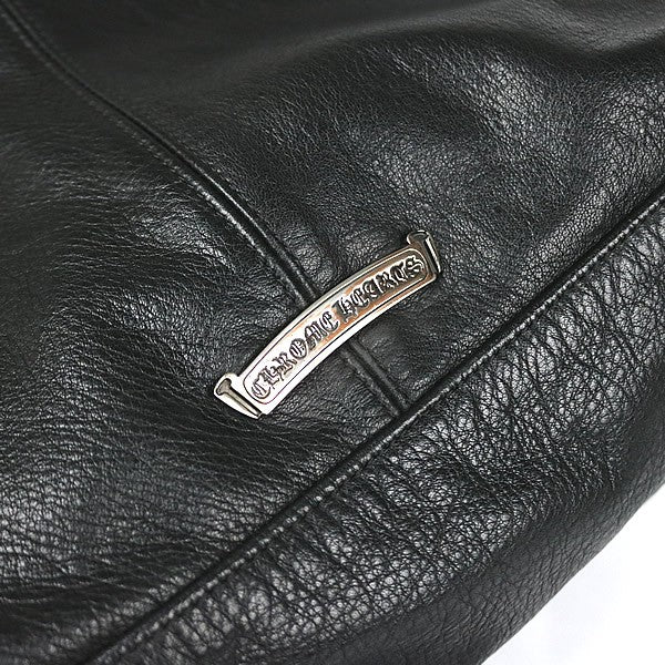 CHROME HEARTS LERO Flare Knee Patch Bag Black Size ONE SIZE