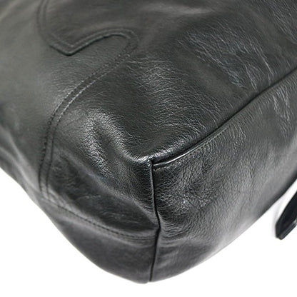 CHROME HEARTS LERO Flare Knee Patch Bag Black Size ONE SIZE