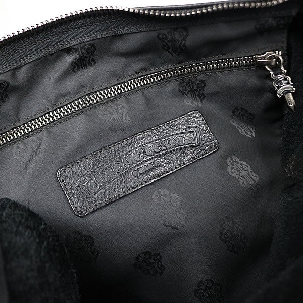 CHROME HEARTS LERO Flare Knee Patch Bag Black Size ONE SIZE