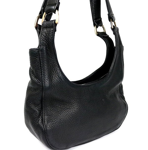 CHROME HEARTS HOBO Scroll Label Bag Black Size ONE SIZE