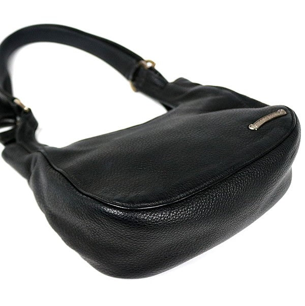 CHROME HEARTS HOBO Scroll Label Bag Black Size ONE SIZE