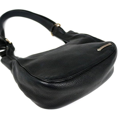 CHROME HEARTS HOBO Scroll Label Bag Black Size ONE SIZE
