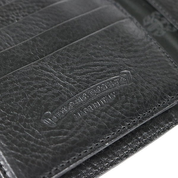 CHROME HEARTS Wave Cross Button Wallet SV925 Size ONE SIZE
