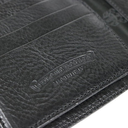CHROME HEARTS Wave Cross Button Wallet SV925 Size ONE SIZE