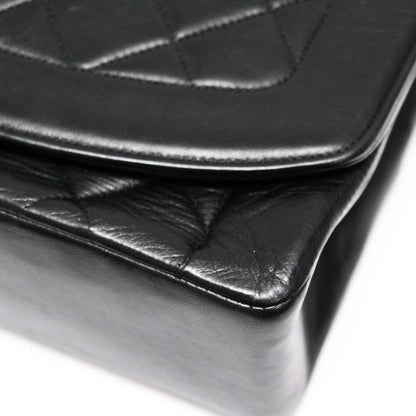 CHANEL Diana 25 Matelasse Lambskin Bag Black Size ONE SIZE