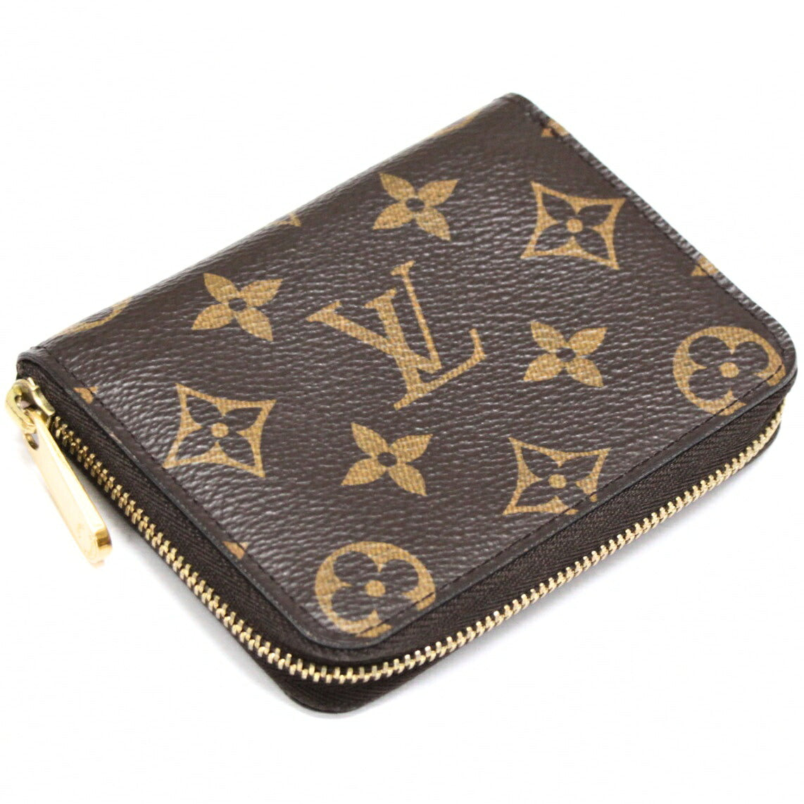 Louis Vuitton Monogram Zippy Coin Purse Black Size ONE SIZE