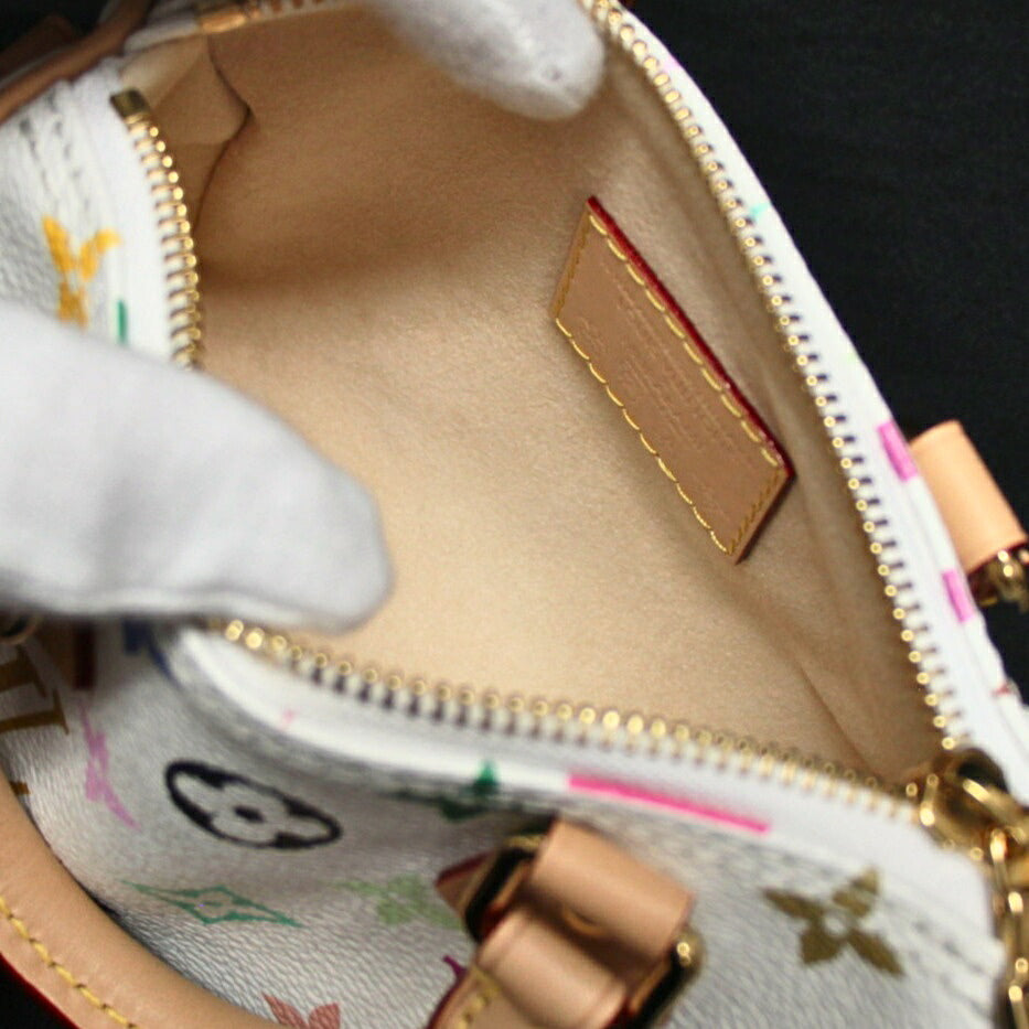 Louis Vuitton Monogram Multicolor Bag White Size ONE SIZE