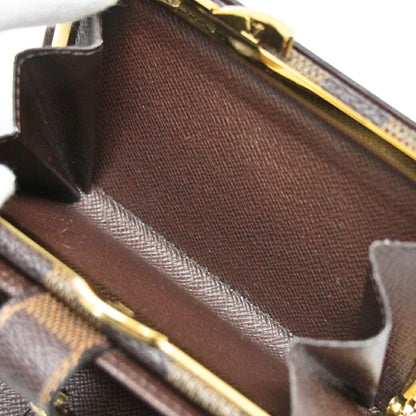 Louis Vuitton Damier Portefeuille Wallet Brown Size ONE SIZE