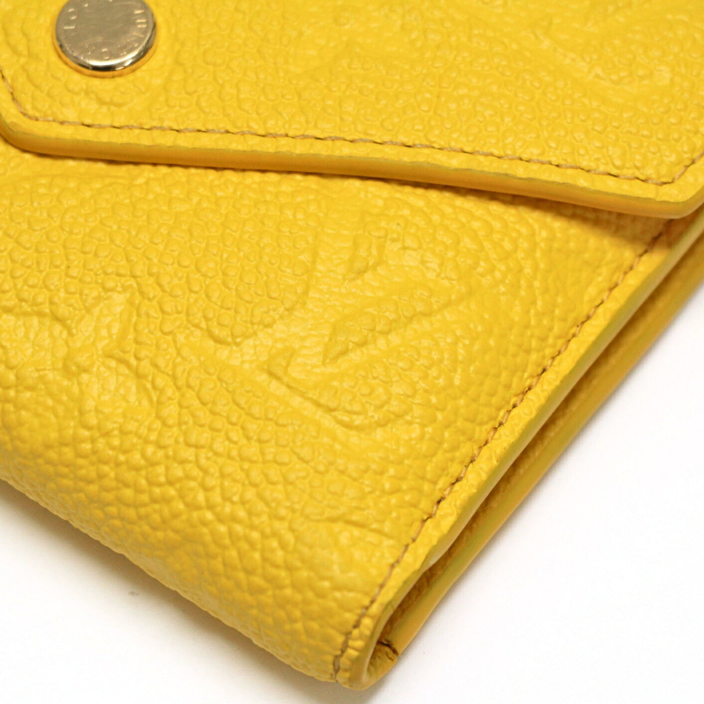 Louis Vuitton Monogram Empreinte Ginkgo Yellow Wallet Size ONE SIZE