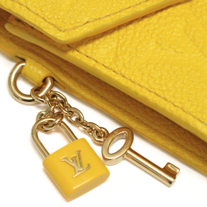 Louis Vuitton Monogram Empreinte Ginkgo Yellow Wallet Size ONE SIZE