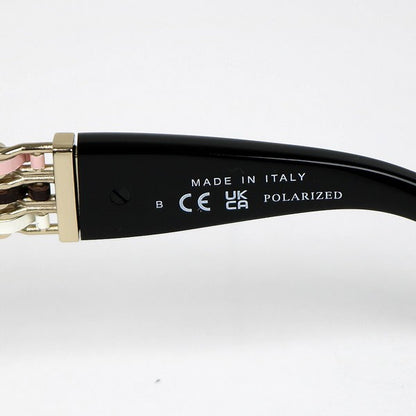 CHANEL Rectangle Shape Black Sunglasses Size ONE SIZE