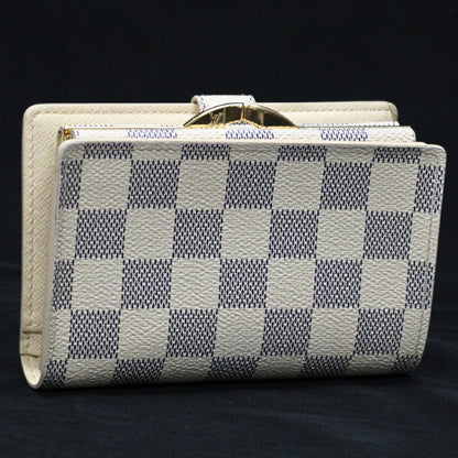 Louis Vuitton Damier Azur Wallet White Size ONE SIZE
