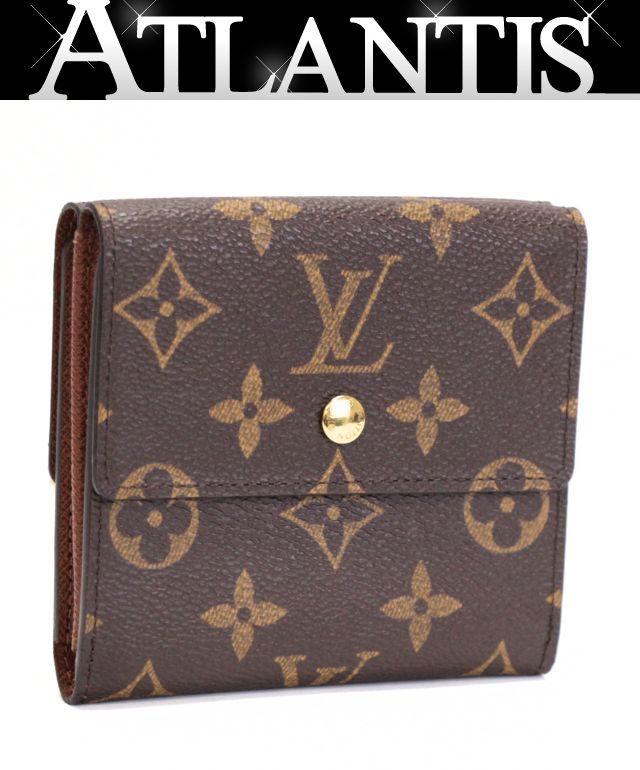 LOUIS VUITTON Monogram W-Hook Wallet Brown Size ONE SIZE