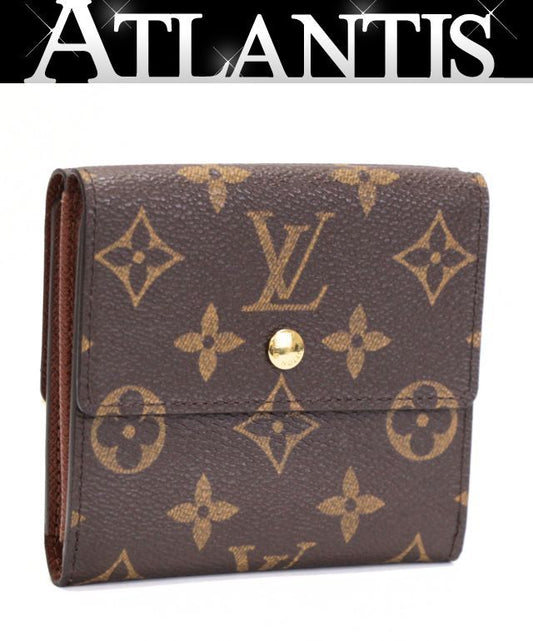 LOUIS VUITTON Monogram W-Hook Wallet Brown Size ONE SIZE