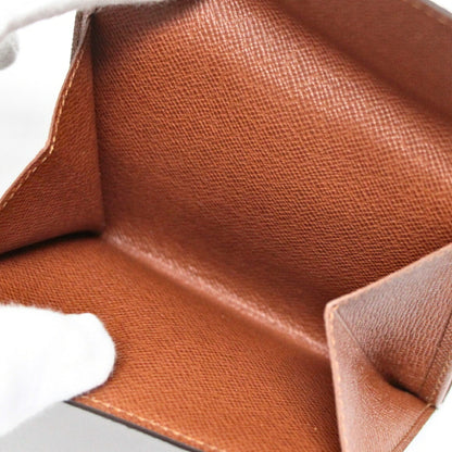 LOUIS VUITTON Monogram W-Hook Wallet Brown Size ONE SIZE
