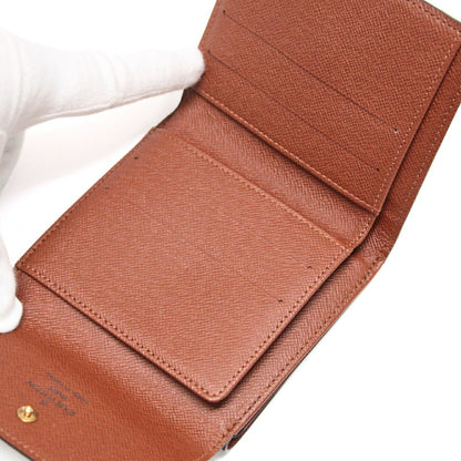 LOUIS VUITTON Monogram W-Hook Wallet Brown Size ONE SIZE