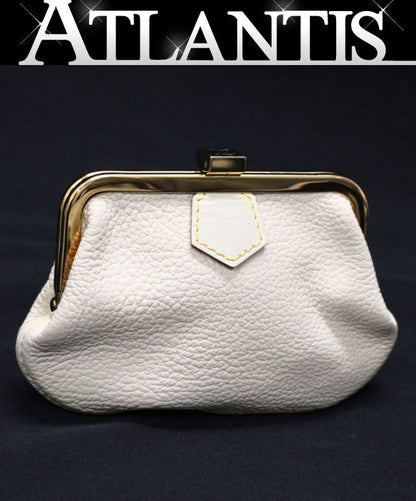Louis Vuitton Suhali Portemonnaie Purse Blanc Size ONE SIZE